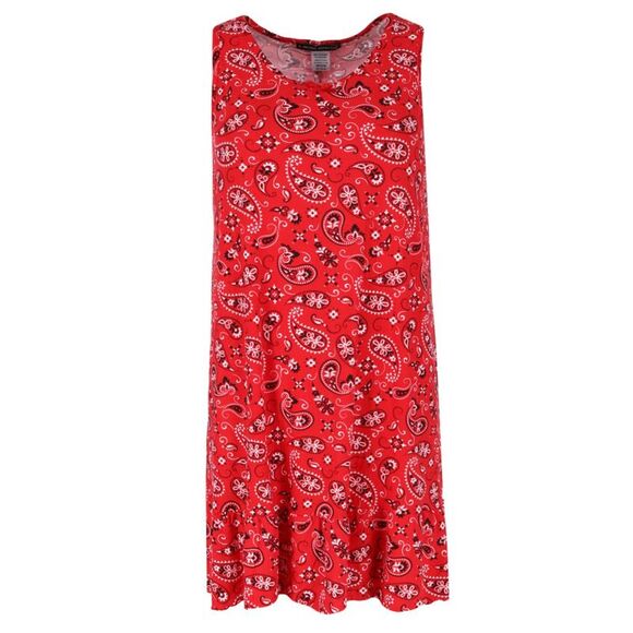 5 More Minutes Women's Paisley Sleeveless Sleep Gown - Picture 1 of 3